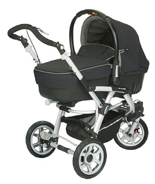 Jane Slalom Capazo Pro 3 Wheeler Pushchair - Meteorite