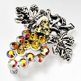 November Birthstone Grapes Vintage Brooches And Pins