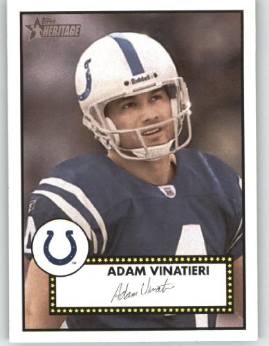 2006 Topps Heritage #402 Adam Vinatieri - Indianapolis Colts (Short Print)(Football Cards)