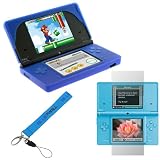 GTMax Blue Silicone Skin Rubber Soft Case + Clear LCD Screen Protector for  ....