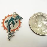 NFL Miami Dolphins Logo DIY Jewelry Charm Pendant