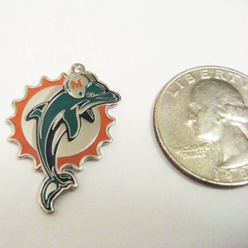 NFL Miami Dolphins Logo DIY Jewelry Charm Pendant