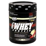 Optimum Nutrition 100% Instantized Whey Protein Powder, Vanilla Ice Cream, 1-Pound Plastic Jars (Pack of 2)