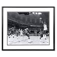 Michael Jordan Autographed University of North Carolina -17 Second Shot- 16x20 Photo - Framed (UDA)