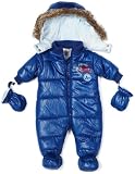 Absorba Infant Boys 2Pc Hooded Snowsuit Size 0-3Mos