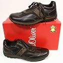 Schnürschuh, Sneaker echt Leder von s.Oliver in dunkelbraun