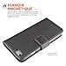Yousave Accessories iPhone 6S Case Black PU Leather Wallet Cover