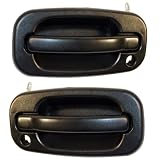 99-07 Chevy/GMC Silverado 1500 2500 3500 Sierra 1500 2500 3500 Pickup Truck Avalanche 1500 2500 Chevrolet Suburban 1500 2500 Tahoe Yukon Outside Outer Exterior Door Handles Pair Set: Left Driver AND Right Passenger Side (1999 99 2000 00 2001 01 2002 02 2003 03 2004 04 2005 05 2006 06 2007 07)
