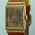 Vintage/Antique watch: Man's Hamilton Watch Gold-Filled - Art Deco - 1940's