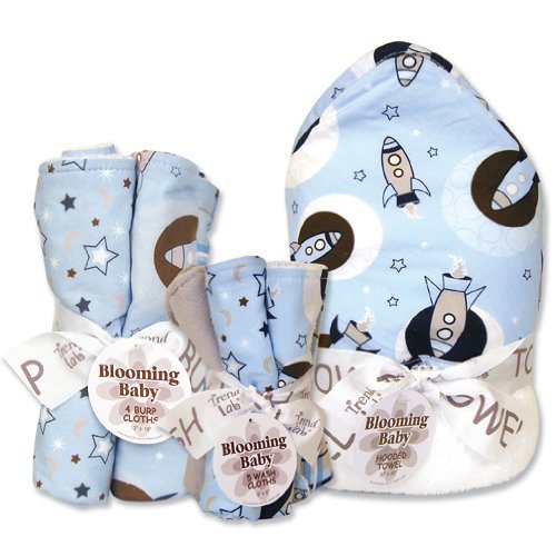 Trend Lab Blooming Bouquet Burp Cloths
