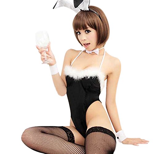 Women Sexy Cosplay Party Nightdress Lingerie Uniform Sleepwear Bunny Set