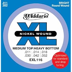 D'Addario EXL116 Saitensatz f�r E-Gitarre 0,03 cm - 0,13 cm (.011 - .052 Zoll)