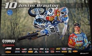 Justin Brayton Autographed Motocross AMA Supercross 11x17 Poster - Autographed UFC Photos