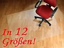 Floordirekt PRO Bodenschutzmatte mit TÜV (12 Größen zur Wahl) 90x120cm - für Hartböden - Polycarbonat