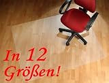 Produkt-Bild: Floordirekt PRO Bodenschutzmatte mit T&Uuml;V (12 Gr&ouml;&szlig;en zur Wahl) 90x120cm - f&uuml;r Hartb&ouml;den - Polycarbonat