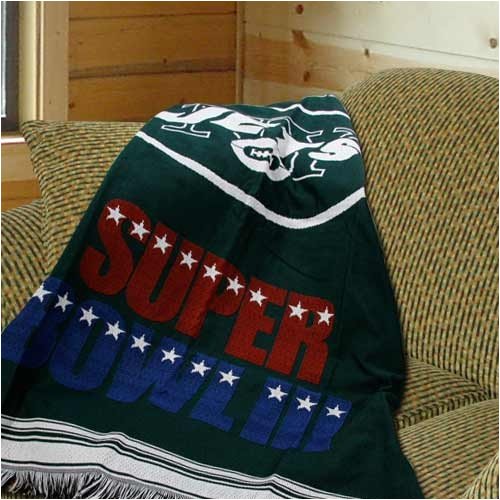 Buy New York Jets Super Bowl III Champions 48x60 Blanket Throw by Football Fanatics