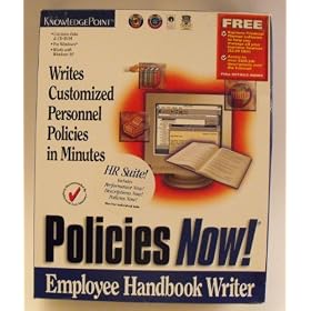 Policies Now! Actually writes customized personnel policies in minutes!