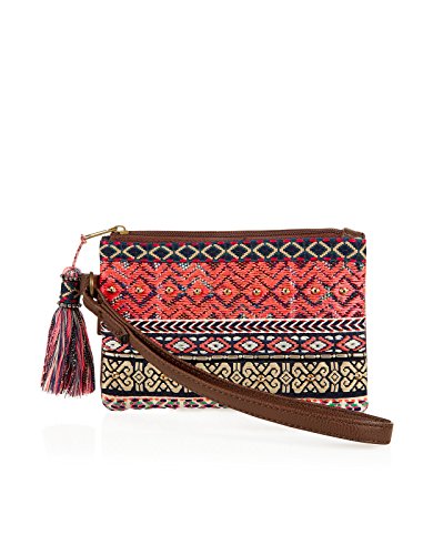 Accessorize Womens Pioneer Braided Phone Purse