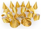 Cheadle Royal Box of Party Hats (32, Gold)