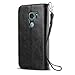 J&D Case Compatible for Galaxy S7 Active Case, Wallet Stand Slim Fit Heavy Duty Protective Shock Resistant Flip Cover Wallet Case for Galaxy S7 Active Wallet, Not for Galaxy S7, Black