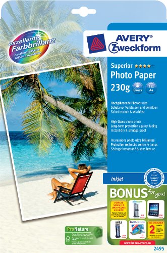 Superior Inkjet PhotoPapier A4 230g 15Bl Preisvergleich