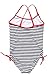 ALove Big Girl's One Piece Swimsuit Swimming Costume Colorful Stripes