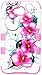 Asmyna TUFF Hybrid Phone Cover for LG Optimus Exceed 2/L70 - Retail Packaging - Morning Petunias/Electric Pink