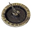 Brass Bird Bath/Bird Feeder Sundial