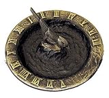 Outdoor Living : Brass Bird Bath/Bird Feeder Sundial