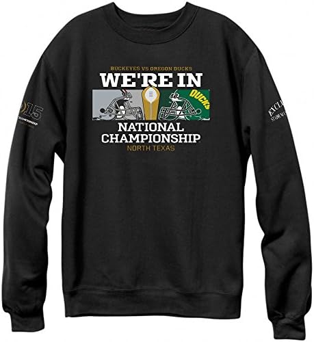 CFP National Championship Bucks vs Ducks We're In Exclusive Stadium Collection Dueling L/S T-Shirt (Large)