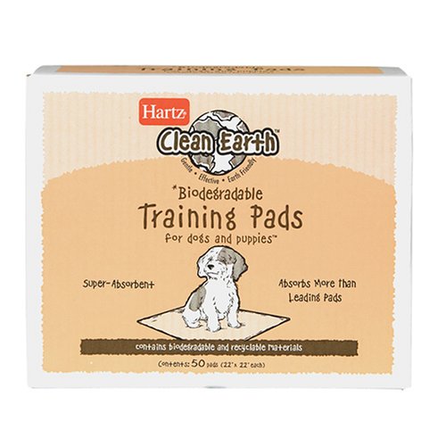 Childrens Toyshop  Pet Supplies : Hartz - Cln Earth Puppy Pads 50Ct