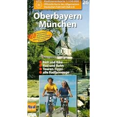 ADFC Radtourenkarten, Oberbayern, M�nchen