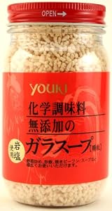 ユウキ 化学調味料無添加のガラスープ 130g