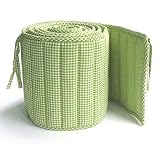 Tadpoles Basics Green Gingham Bumper