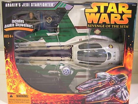 Star Wars Anakins Jedi Starfighter Green ROTS with Action Figure 513Q6GPVqyL Star Wars Anakins Jedi Starfighter Green ROTS with Action Figure