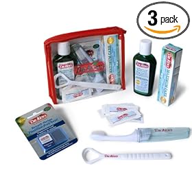 Dr. Ken's Dental Travel Kit, 1 Kit (Pack of 3)