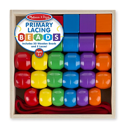 Melissa & Doug Primary Lacing Beads