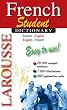 Larousse Student Dictionary French-English/English-French