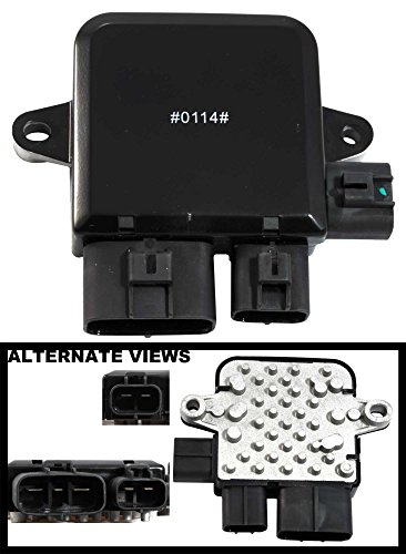 APDTY 1355A124 Radiator Cooling Fan Control Unit Module For 2003-2006 Mitsubishi Outlander / 2002-2007 Mitsubishi Lancer (Non-Turbo Only) / 2003-2007 Mazda 6 / 2002-2005 Mazda MPV (Replaces OE 1C232-19700, AJY215SC0, AJ511515YA)