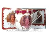 HM Queen Elizabeth II Diamond Jubilee (60th) Commemorative Mug & Coaster Set In Beautiful Gift Box - Memorabilia 2012