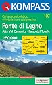 Kompass Karten, Ponte di Legno, Alta Val Camonica, Passo del Tonale: Wanderkarte. Carta escursionistica, cicloturistica e scialpinistica