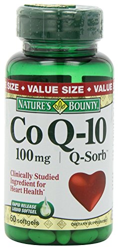 Nature's Bounty Q-Sorb Co Q-10 100 Mg., 60 Softgels (Pack of 2)