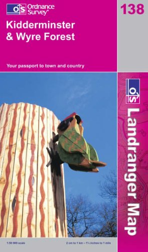 Kidderminster and Wyre Forest (Landranger Maps) (OS Landranger Map)