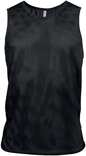 Kariban Proact Unisex Lightweight Mesh Sports Team Bib (S/M) (Black)