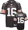 Joshua Cribbs Reebok NFL Brown Premier Cleveland Browns Jersey