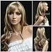 (WG-S418-15TT613) Long Wave Hair Wig, Golden Blonde color