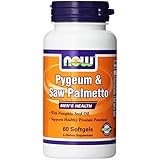 Now Foods Pygeum and Saw Palm Extract, Soft-gels, 60-Count