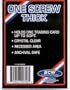 BCW 1 Screw Thick Card Holder - 50 Pt. (Box of 50) Jersey or Memorabilia Card Screwdown - Baseball, Football, Basketball, Hockey, Golf, Single Sports Cards Top Load - Sportcards Card Collecting Supplies