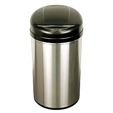 NST Nine Stars DZT-40-8 Infrared Touchless Automatic Motion Sensor Lid Open Trash Can, 10.6-Gallon
