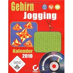 Gehirnjogging-Kalender 2010 + Dr. Genius Gehirncoach auf CD-ROM